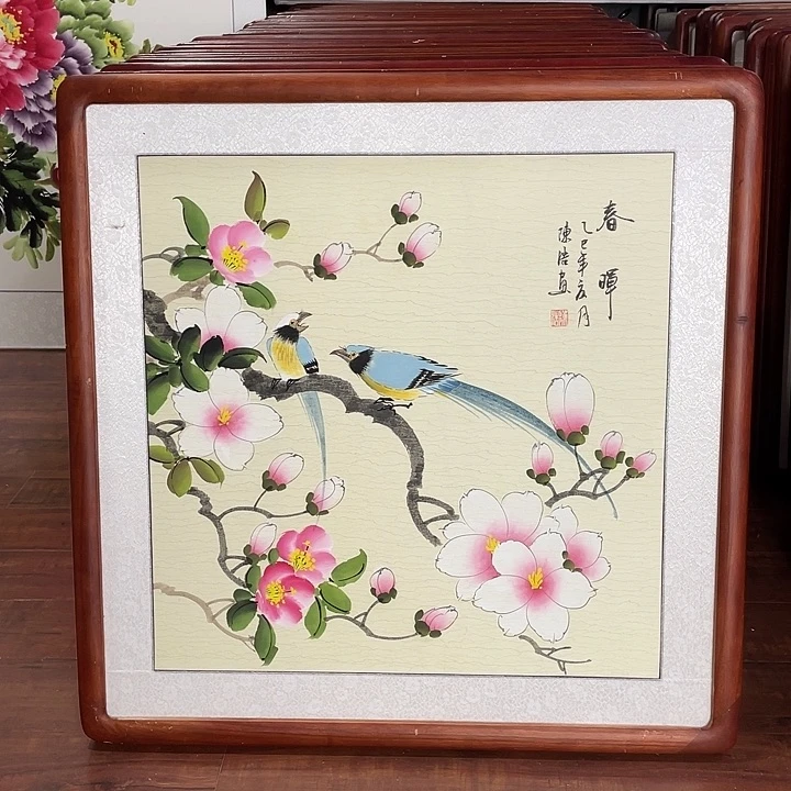 国画带框尺寸63*63厘米