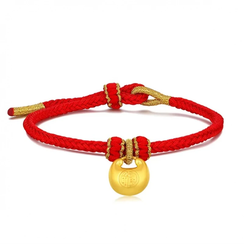 【CZ】足金小胖福玛瑙手绳