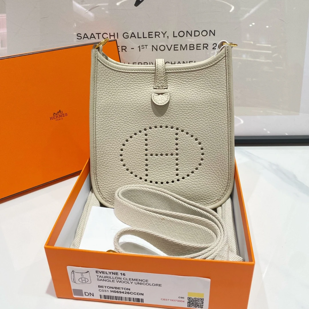 95新 Hermes/爱马仕 爱马仕 伊芙琳mini 14105