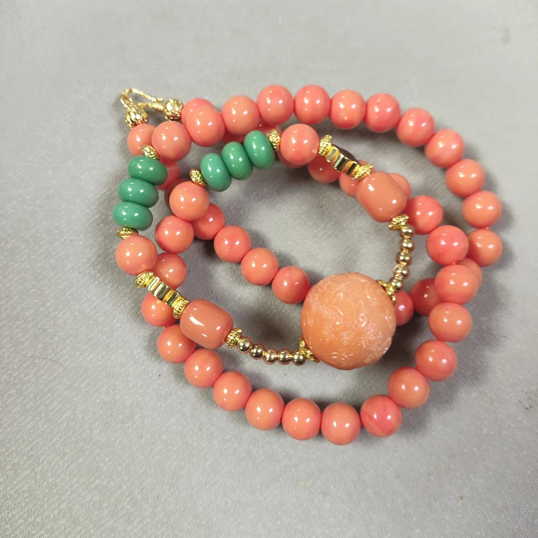 3300号卡8mm粉色DIY项圈