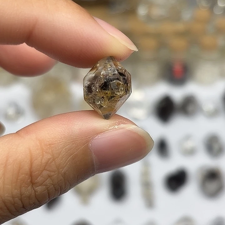 水晶颈饰未镶嵌胶花闪灵钻