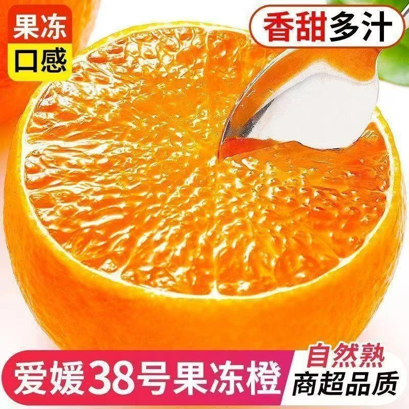 当季新鲜现摘爱媛38号果冻橙橙子清甜爆汁细腻化渣手剥橙商超品质