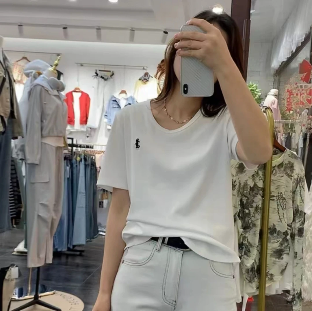 新款百搭休闲短袖