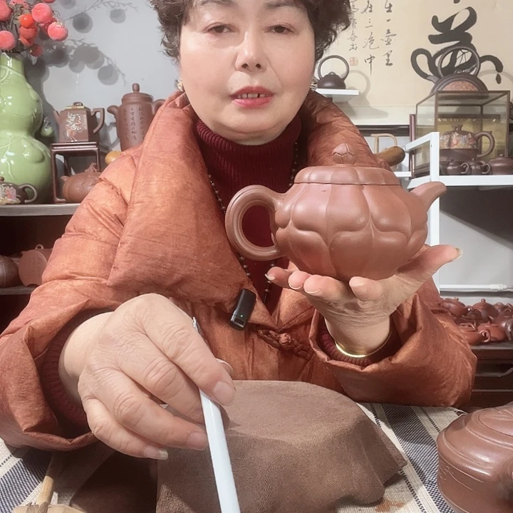 底槽青茶壶牛*原矿紫砂壶