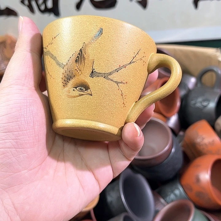茶杯紫砂全手工紫砂主人杯