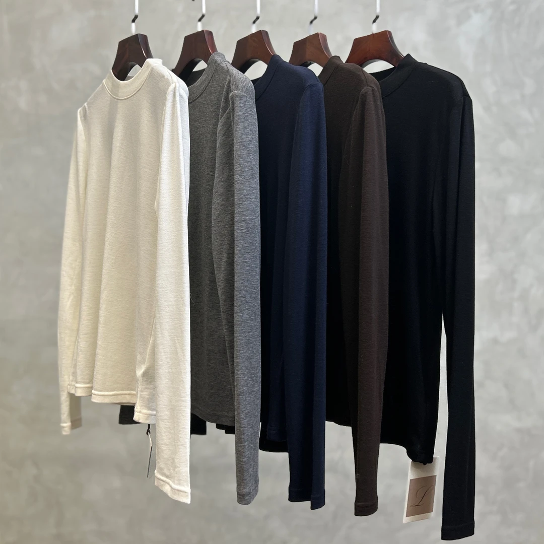 清风集【打底合集】秋冬百搭纯色拼色羊毛薄款打底衫长袖圆领高领
