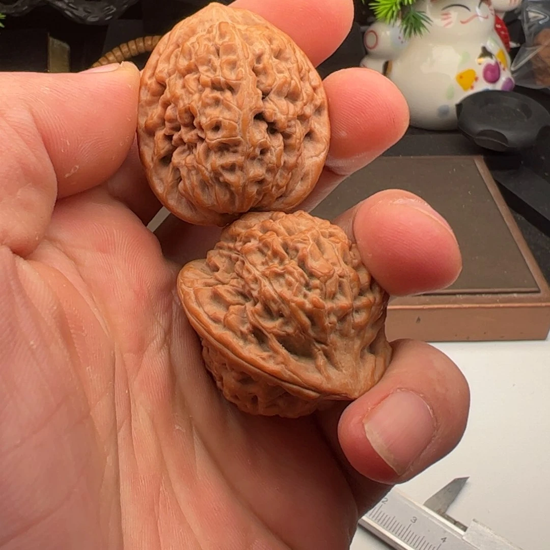 文玩核桃吊坠莲花36滢