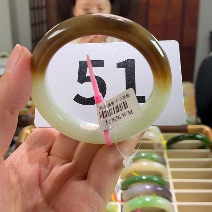 和田玉未镶嵌手镯45