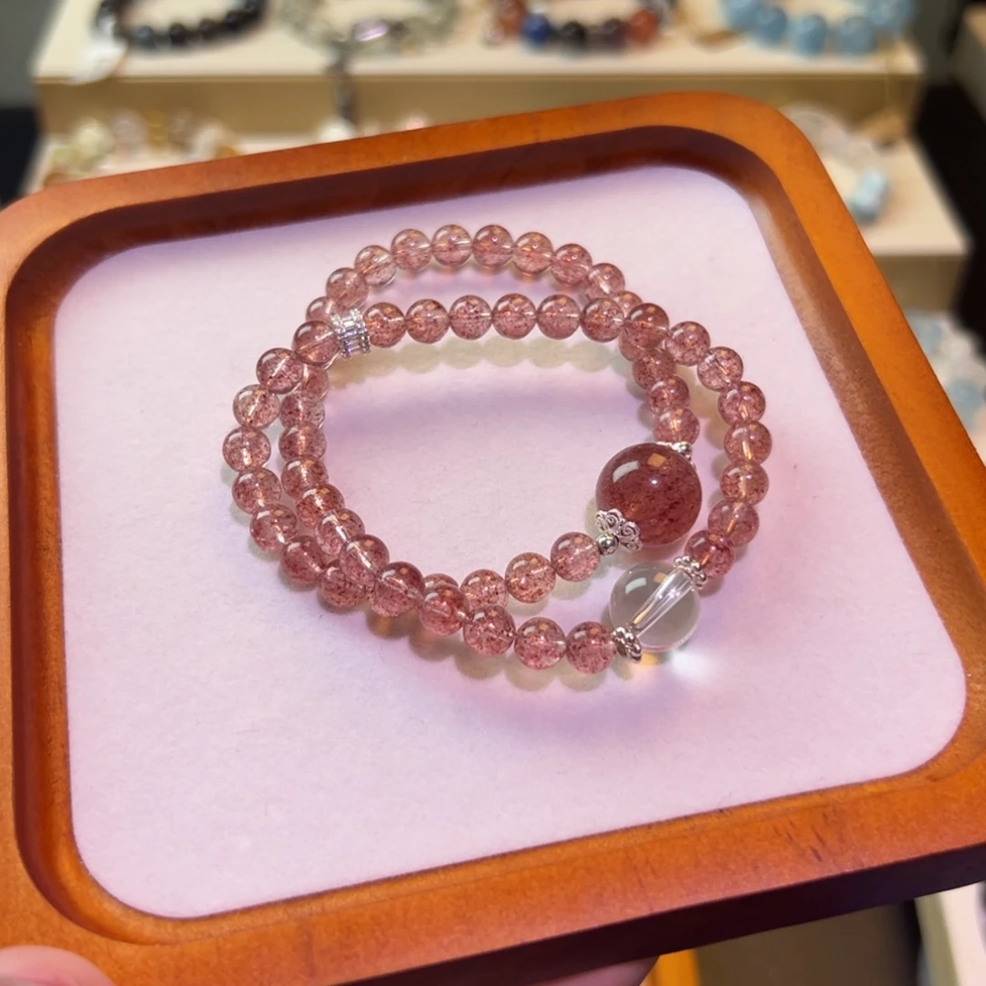 手链银S925镶嵌水晶