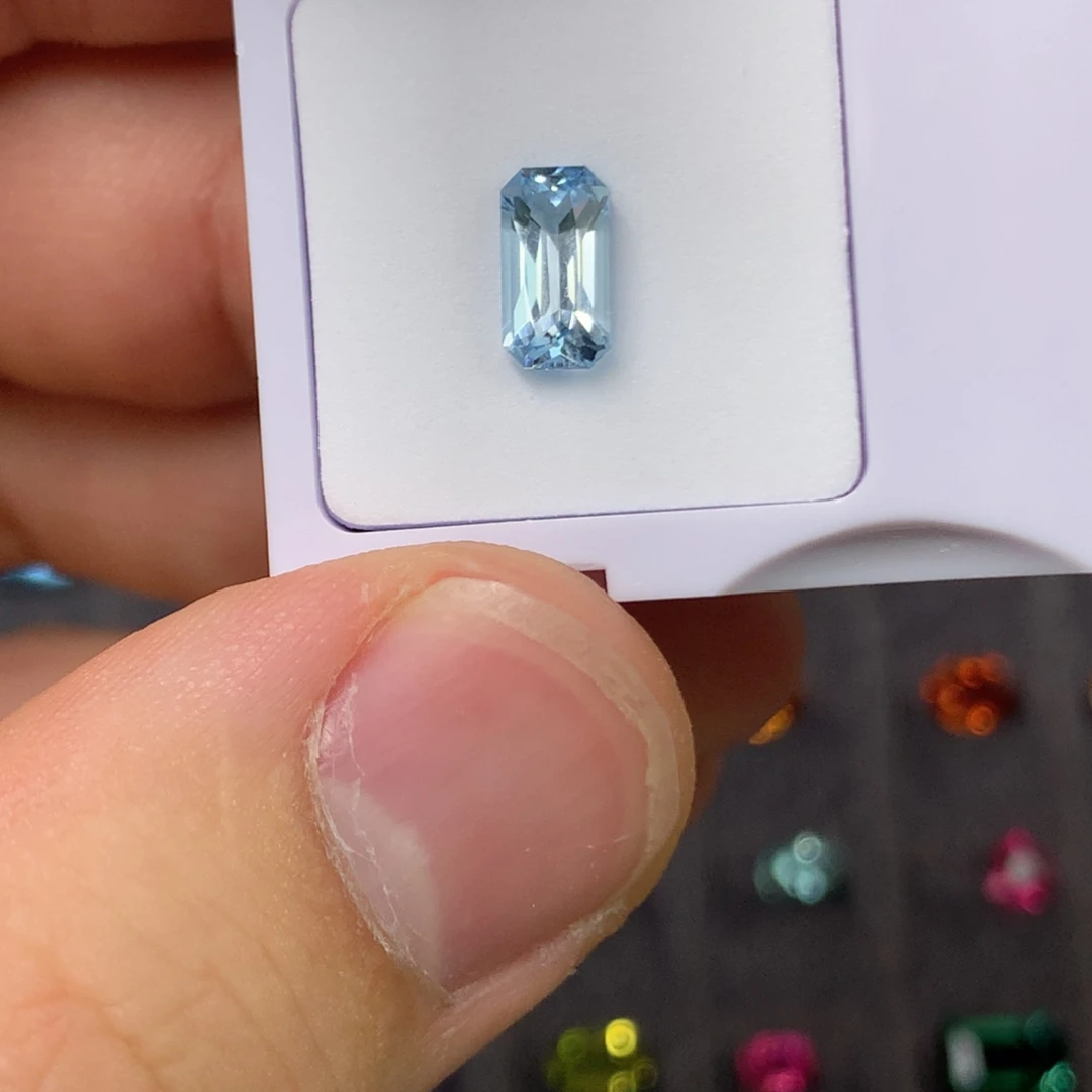 海蓝宝石裸石雷迪恩精切海蓝宝1ct