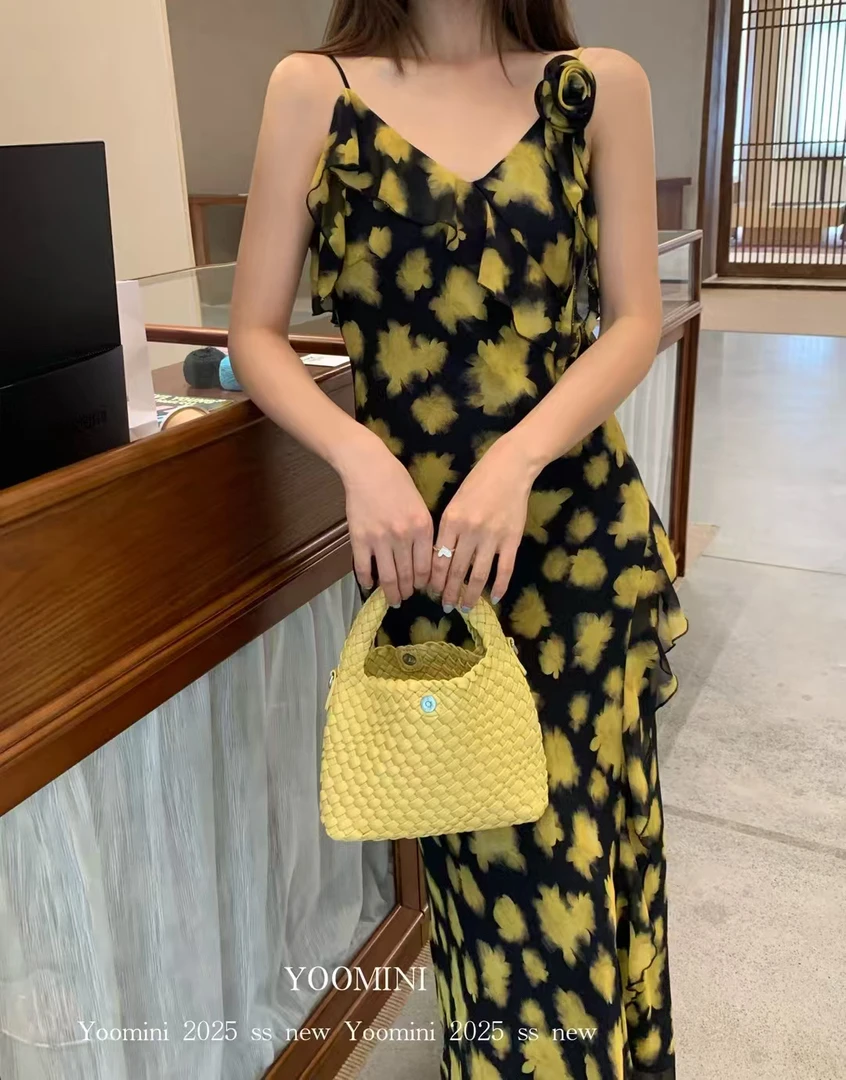 【福利no退换】10774度假风碎花连衣裙