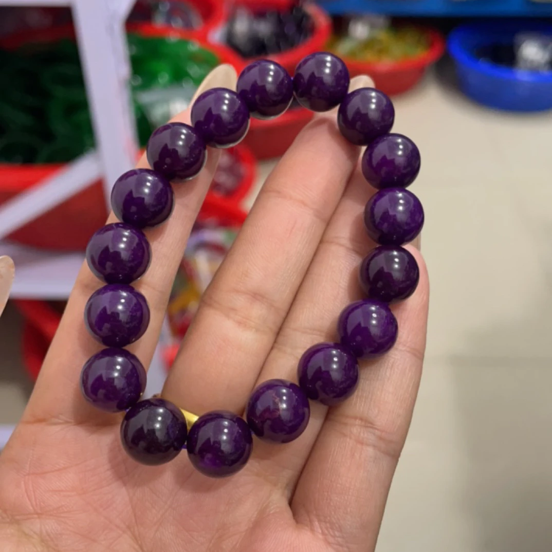 24   卡12茄子紫手串