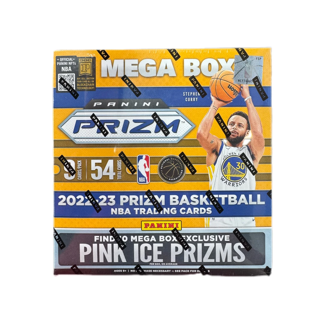 【拆盒】22-23 Prizm mega 粉碎冰 帕尼尼球星卡未成年禁止下单