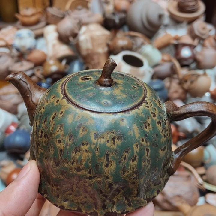 柴烧老岩泥高端茶器
