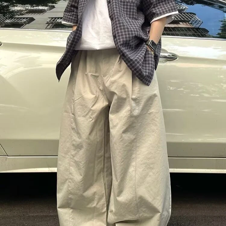 伞兵裤青少年工装直筒裤男款春秋宽松2025休闲冲锋长裤子潮百搭潮