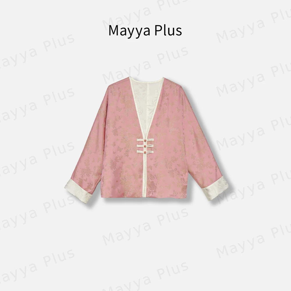【粉黛小主】Mayya Plus麦芽定制轻奢气质显瘦百搭款外套32417380