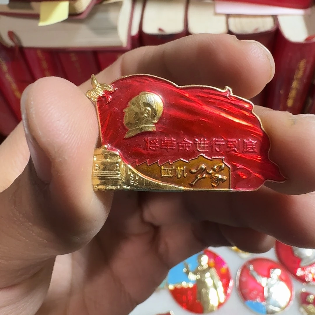 飞***起旗帜一枚像章 单独发