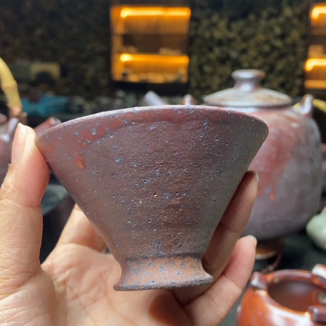 紫砂柴烧紫砂茶具