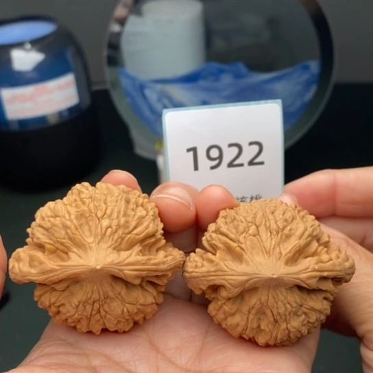 文玩核桃把件48官帽1922