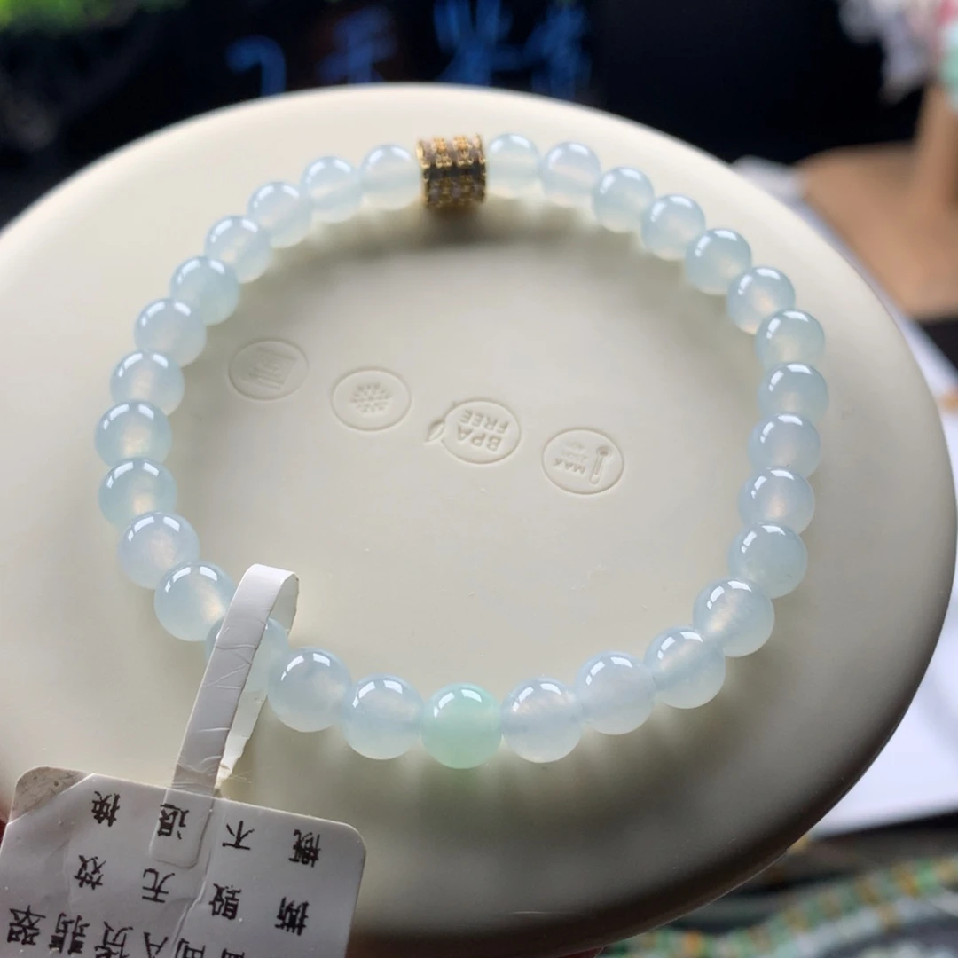 翡翠未镶嵌手链卡6