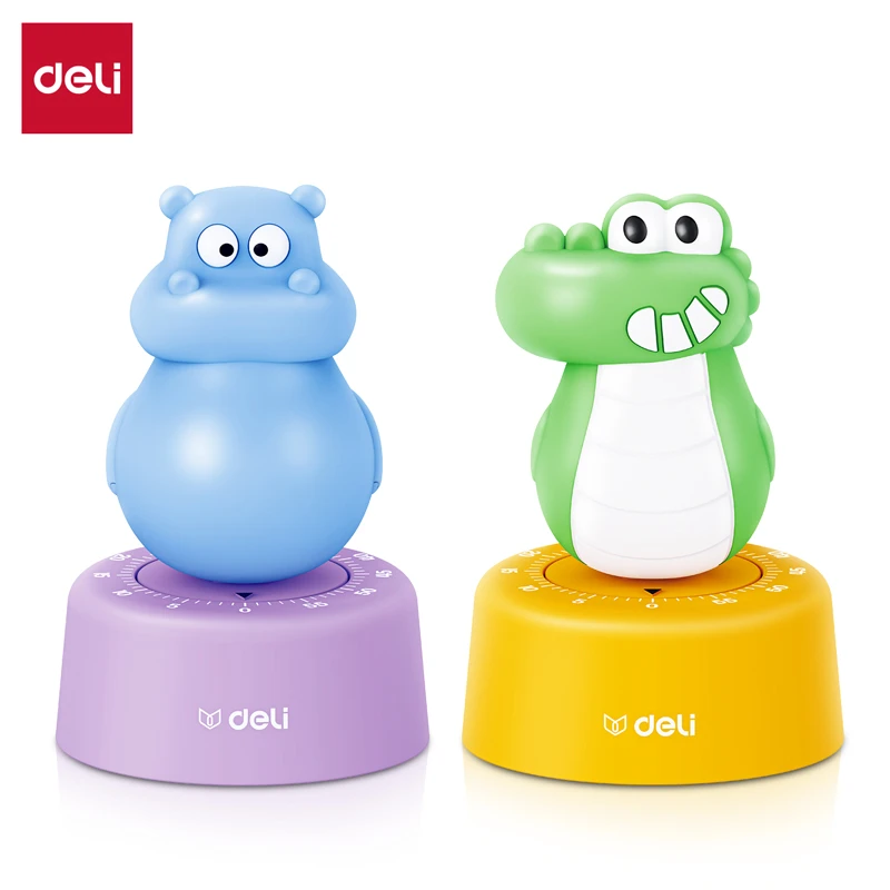 Deli/得力简约风计时器学生自律计时器自律学习定时器机械计时器