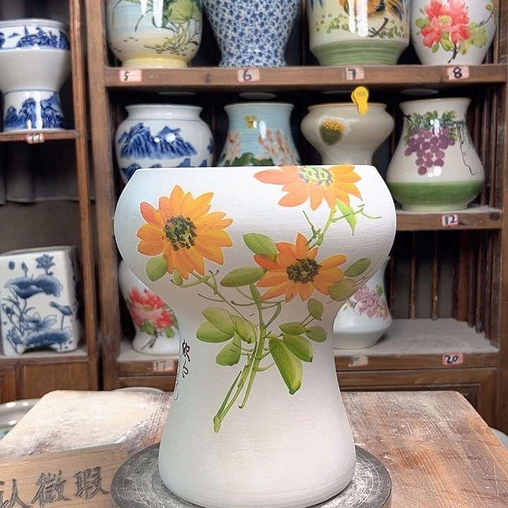 陶蘑菇向日葵新款新款陶瓷陶瓷