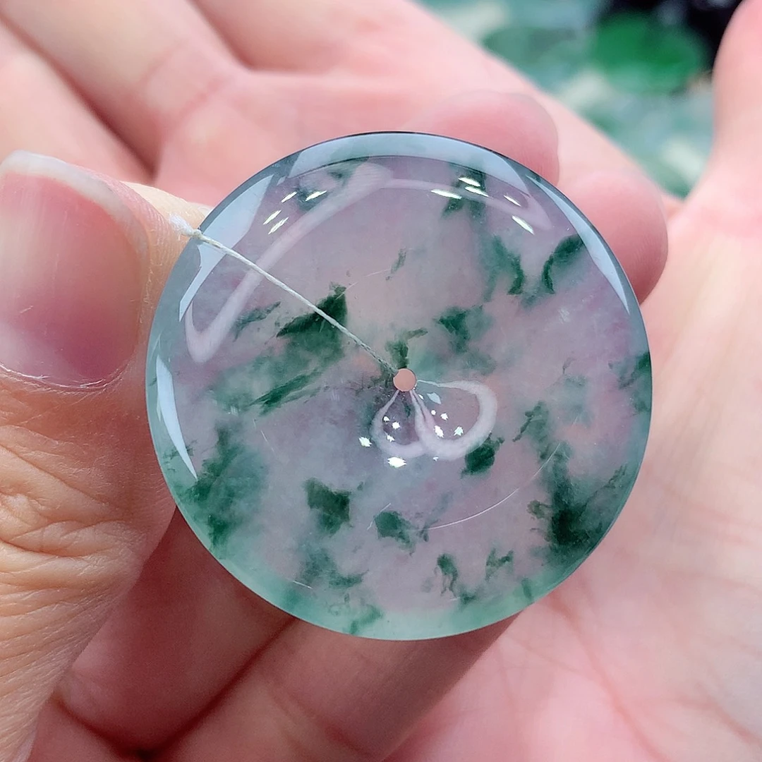 颈饰未镶嵌翡翠编号64尺寸36.6-6.2