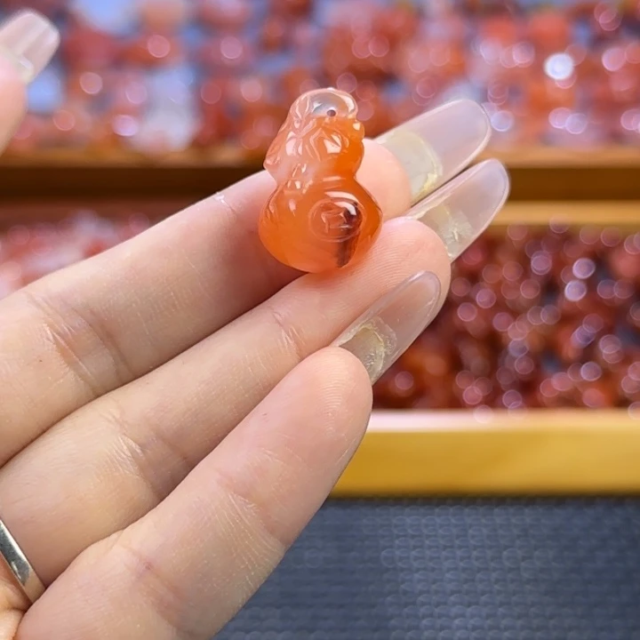 南红玛瑙未镶嵌珠宝半成品葫芦