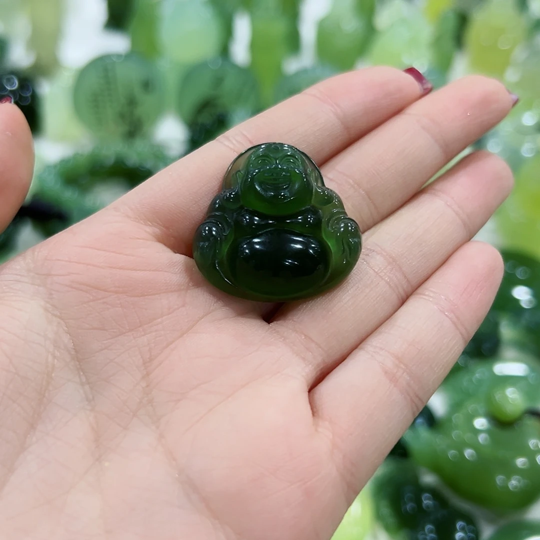 H****蛇纹石玉未镶嵌佛公