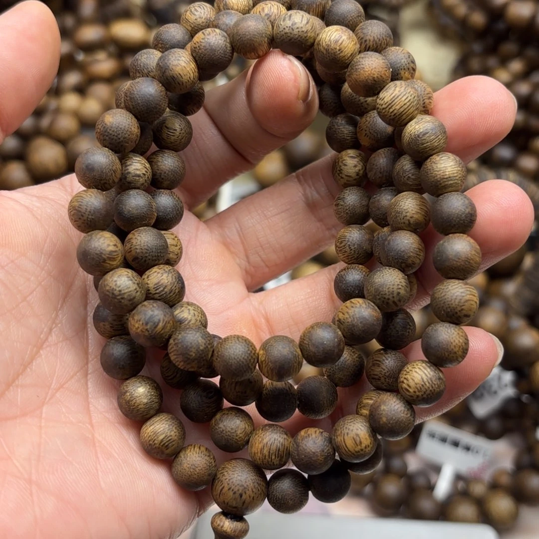 沉香手串卡8多圈33克多样性发一