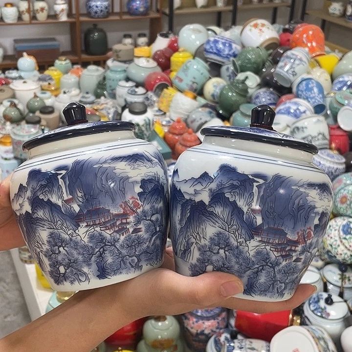 陶瓷罐茶叶罐密封罐