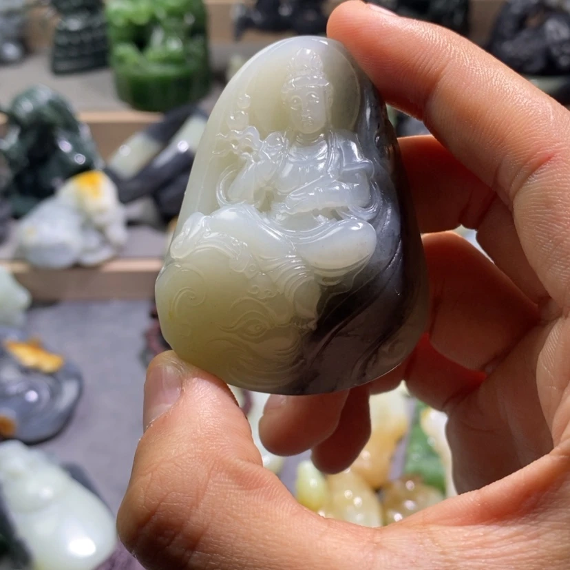 【闪购商品】和田玉把件未镶嵌锦**华