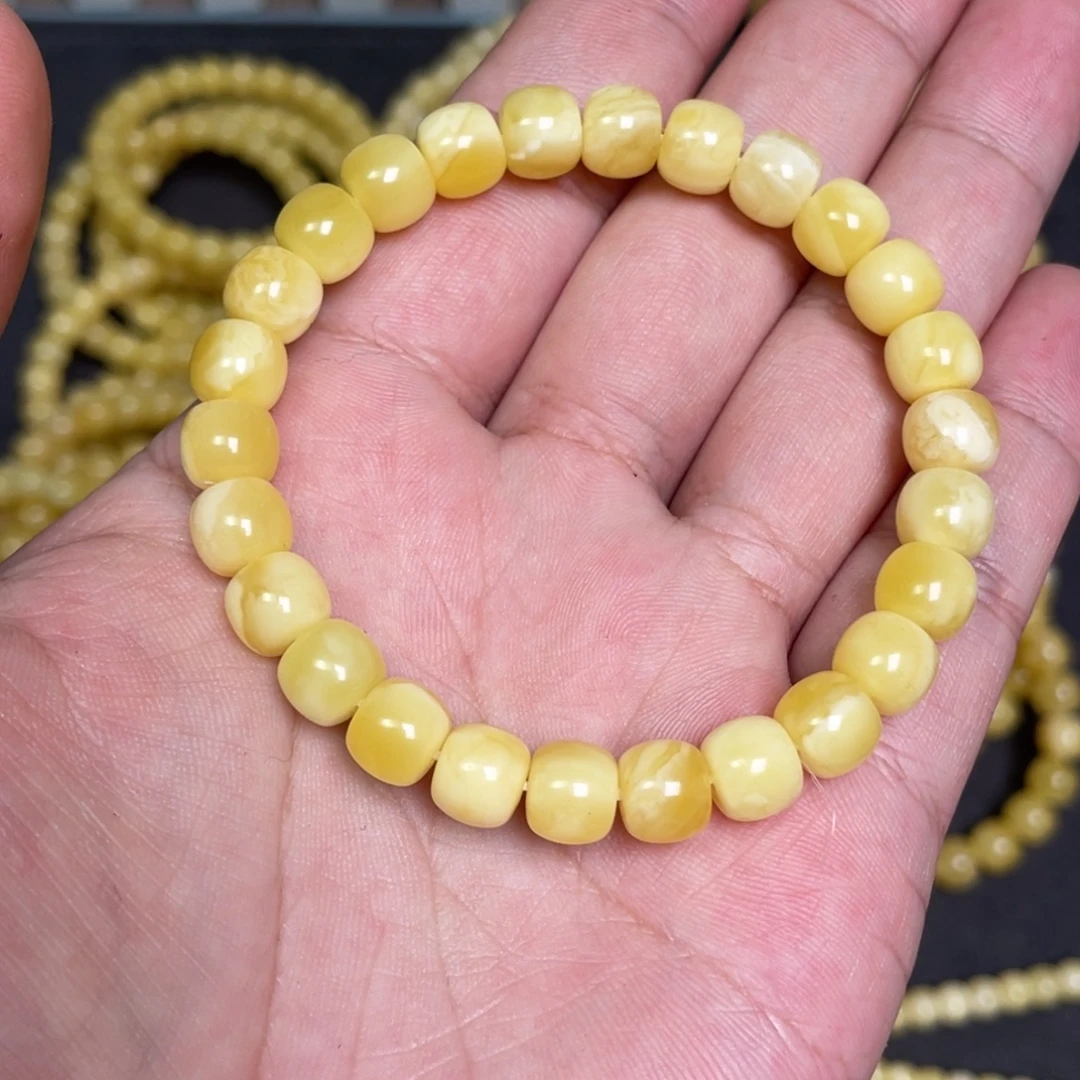 蜜蜡未镶嵌裸石蜜蜡手串8.3mm