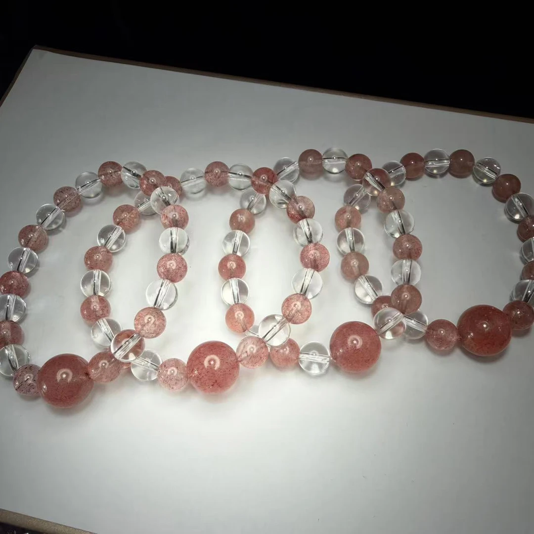 （莓你不行）手串8-13mm天然水晶diy手串多样性发一