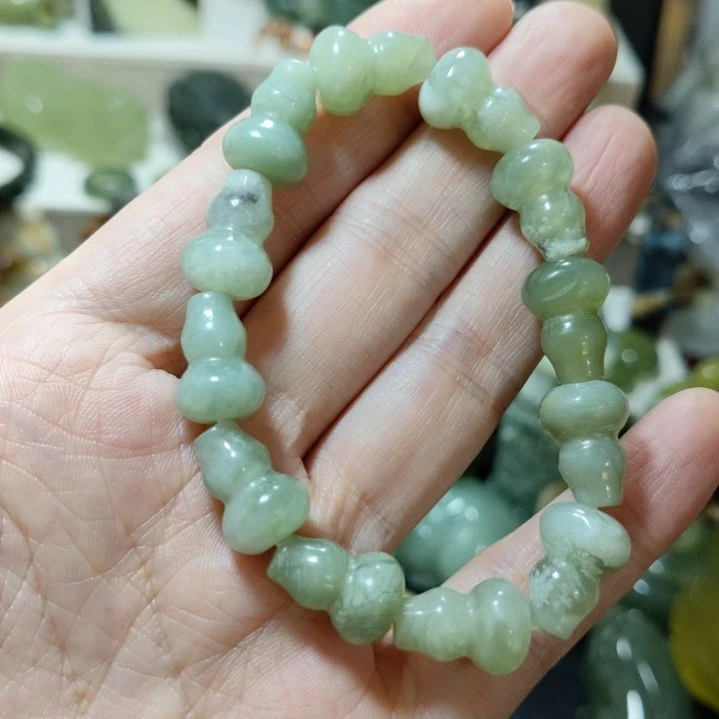 岫玉手串款式未镶嵌子*鱼