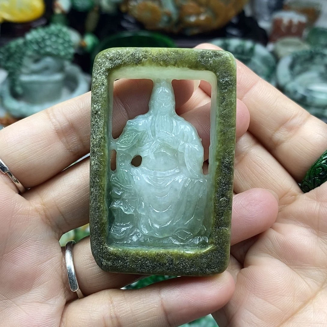 颈饰未镶嵌翡翠牌子