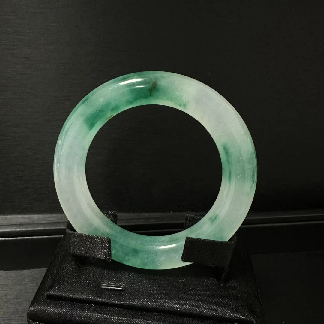 天然藏收冰飘兰花手镯CY017055