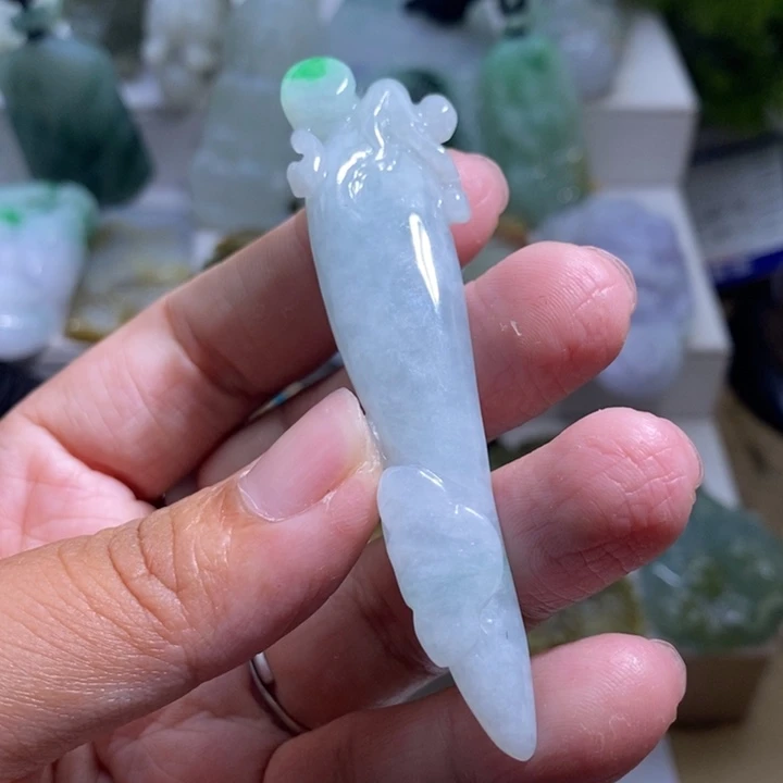 【闪购商品】颈饰未镶嵌翡翠瓜