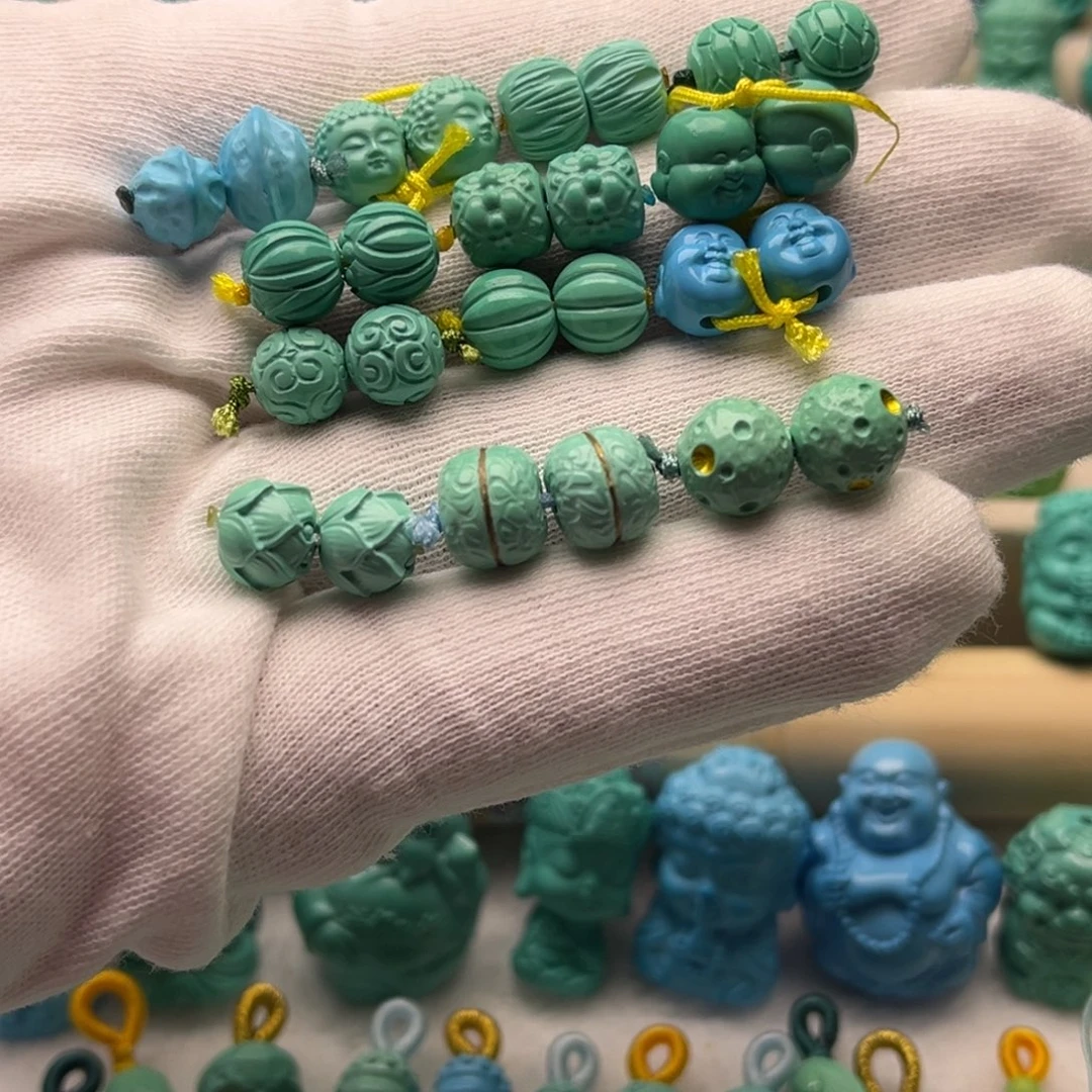 非金属卡8➕雕刻珠一对任选1