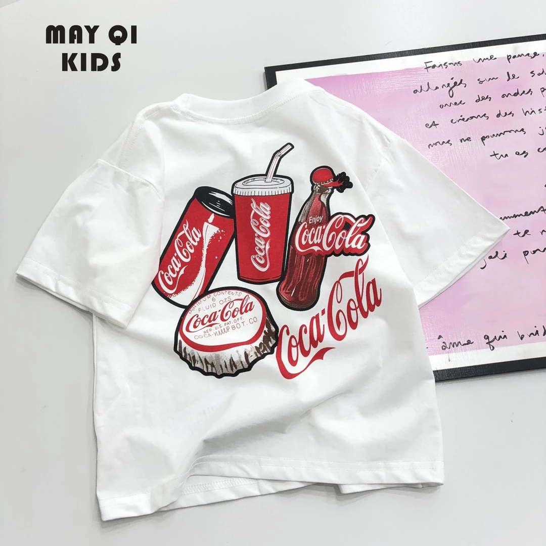 2025新款卡通短袖T恤时尚宽松百搭夏季