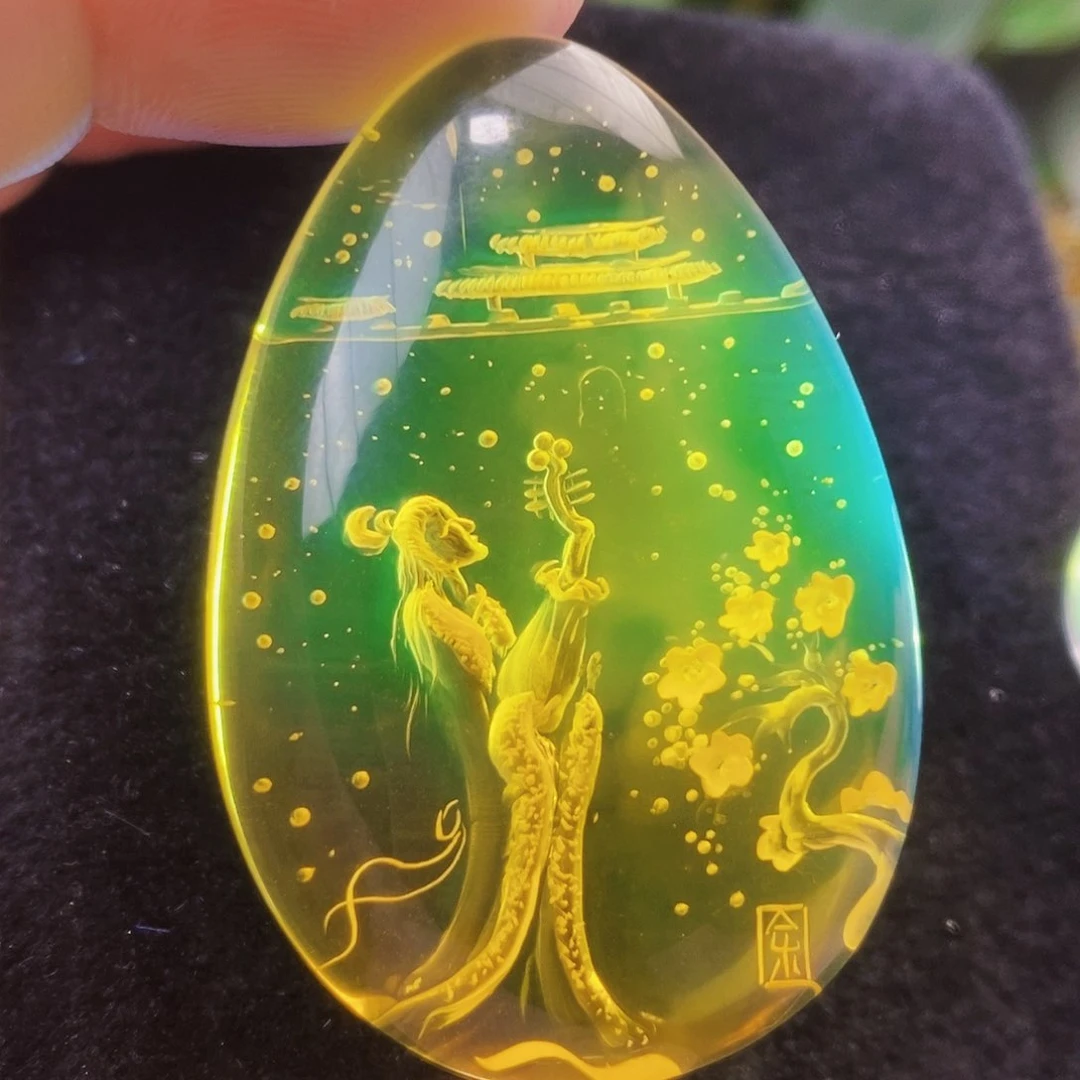【闪购商品】金珀吊坠(不含链)未镶嵌