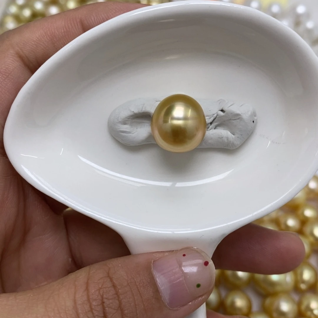 颈饰银S925镶嵌海水珍珠12.7