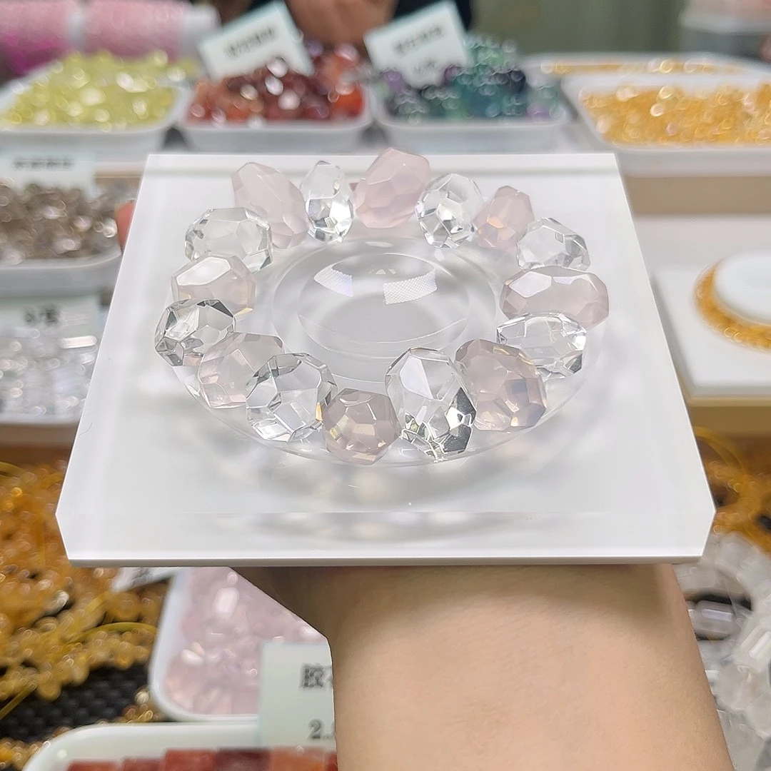 未镶嵌手链紫晶搭配