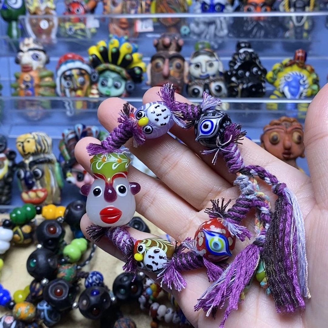 琉璃颈饰守护神手串