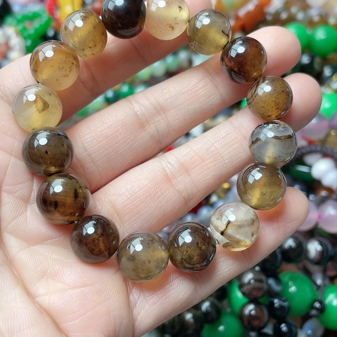 玛瑙/玉髓颈饰合金啵*