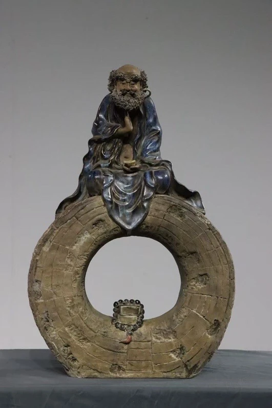 精品石湾窑达摩，尺寸66✖️44厘米