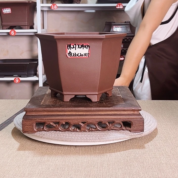 紫砂花盆紫砂花盆