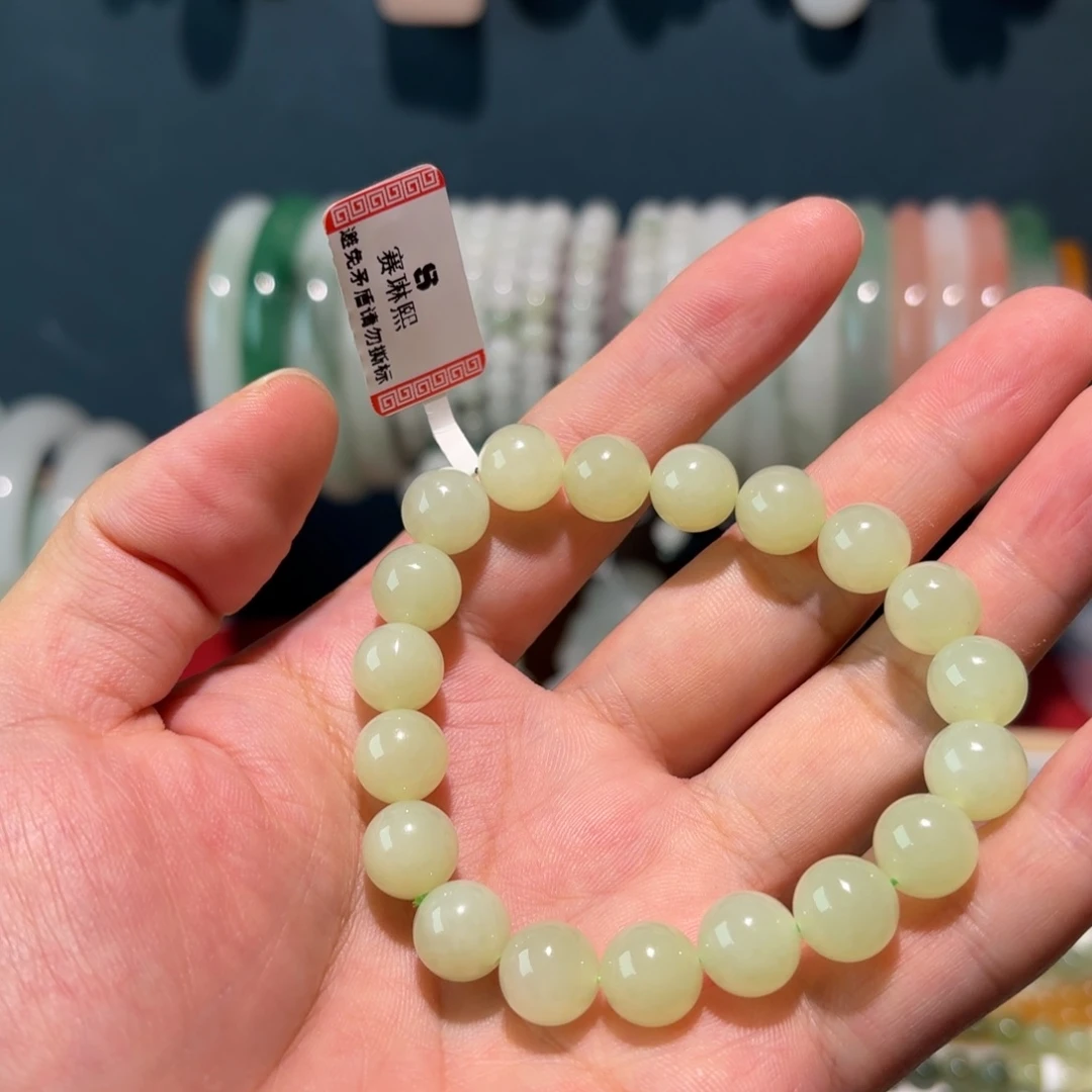 库***姐手串未镶嵌和田玉