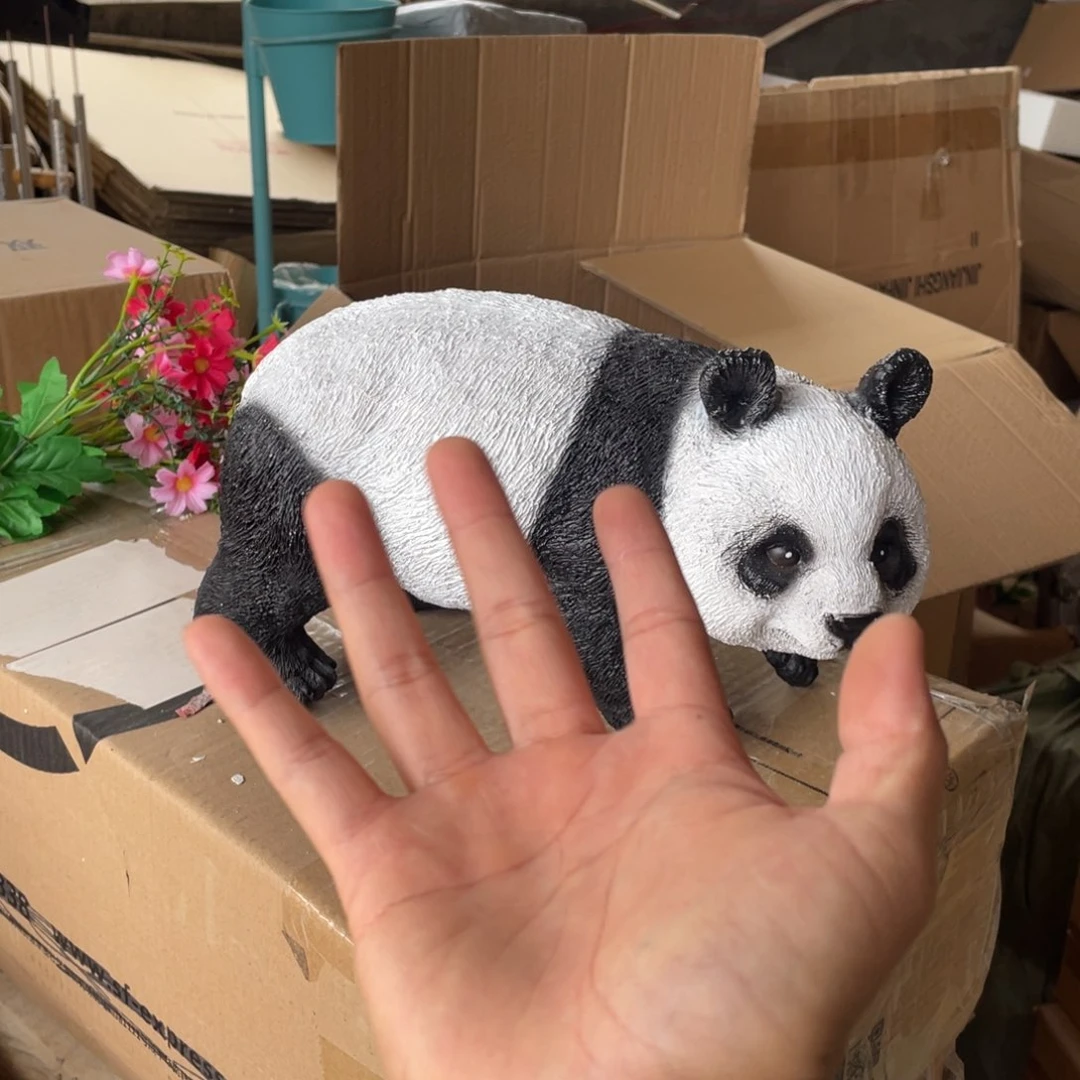【闪购商品】树脂仿真大熊猫摆件