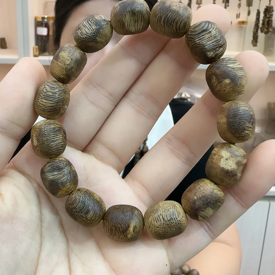 沉香碎屑沉香1.2留疤单圈